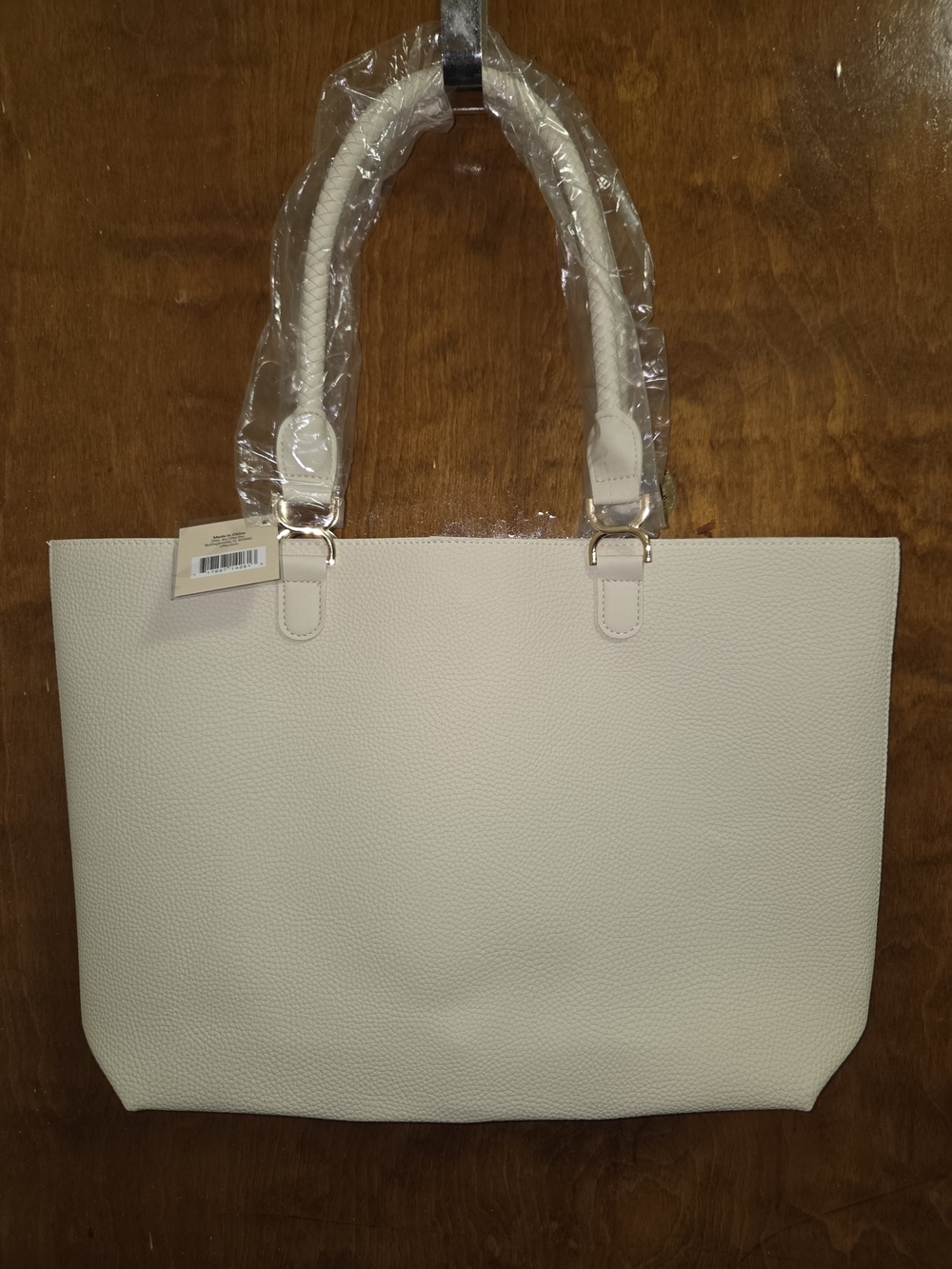 Ulta Beauty Cream Pebble Tote